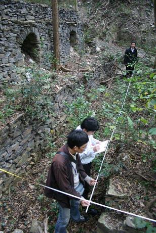 三崎精錬所　測量風景